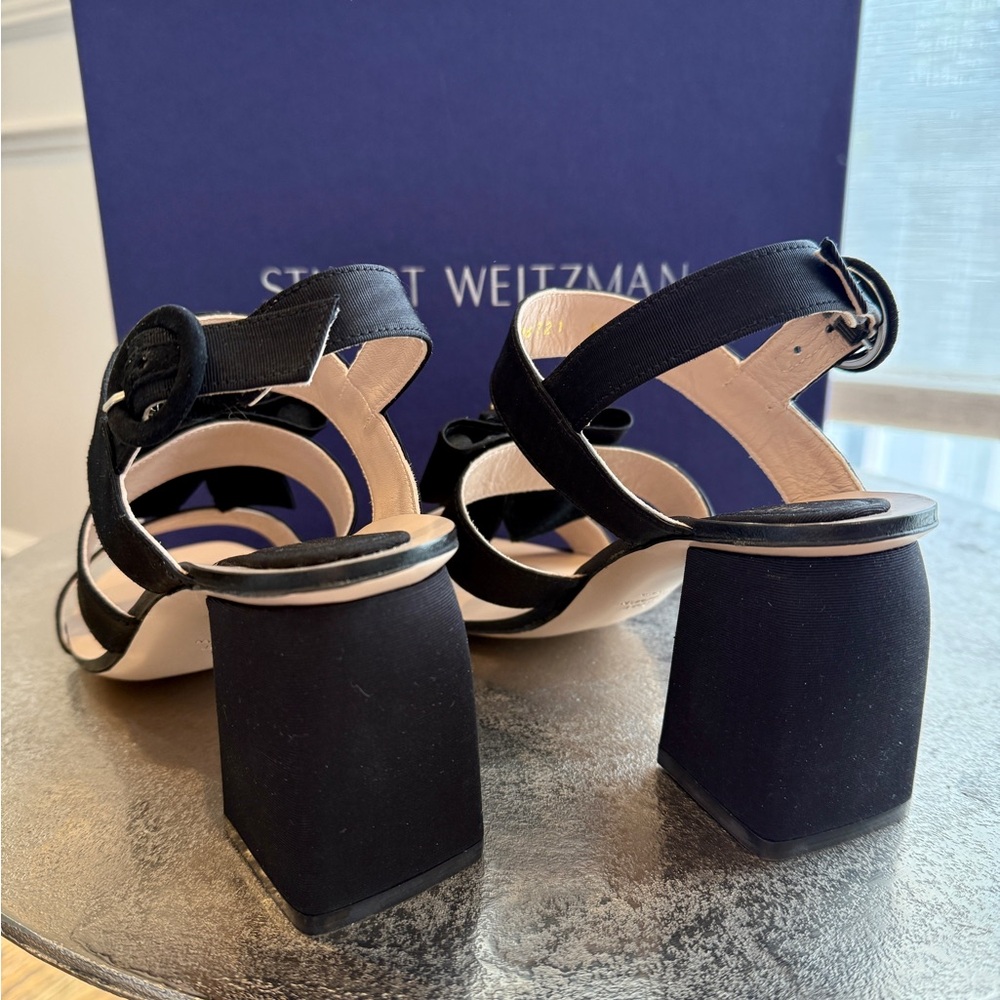 Stuart Weitzman Black Women's Sandals - Picture 2 of 6